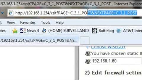 Surveillance Remote Viewing Setup At&t U Verse 2Wire   YouTube 360p