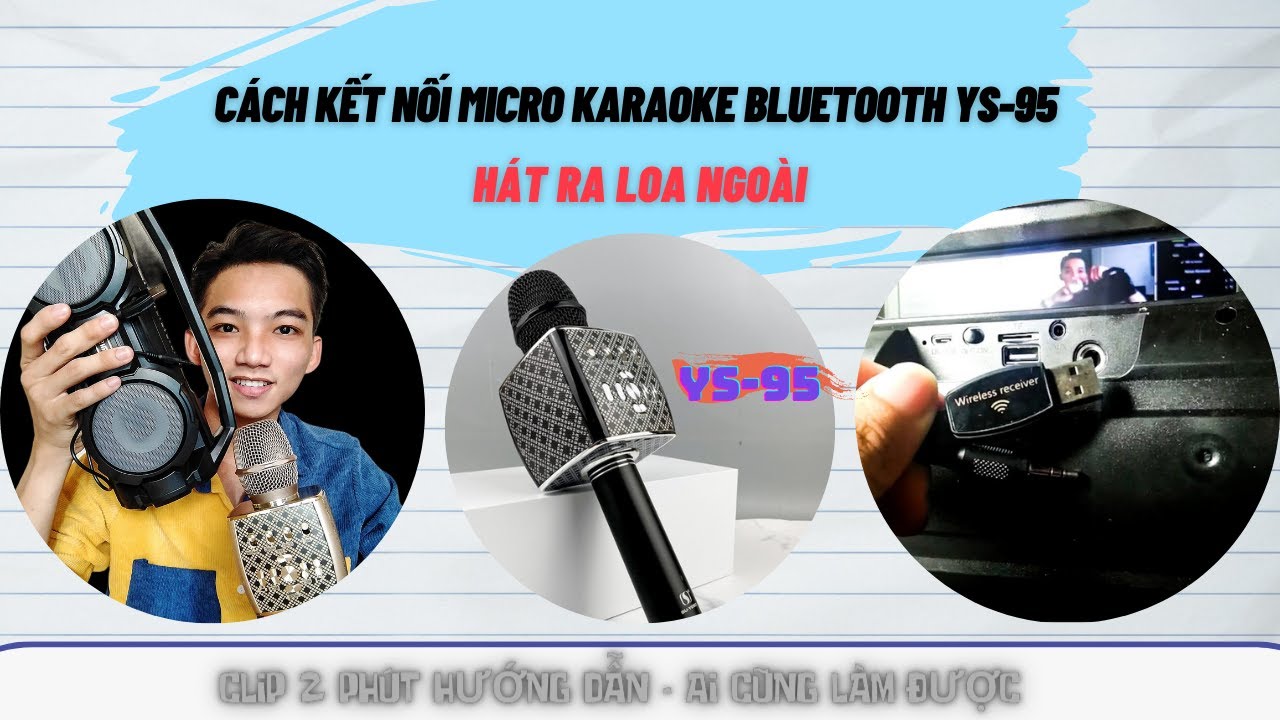 Micro Karaoke Bluetooth Ys 95 Hát Ra Loa Ngoài DỄ NHƯ ĂN CHÁO Gonota YouTube
