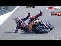 MotoGP, GP di Germania: la caduta di Maverick Vinales durante le FP1