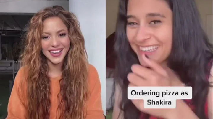 Shakira REACTS to Viral Impression of Her Ordering...