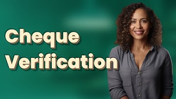 How Are Routing and Account Numbers Verified on Digital Cheques?