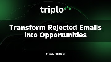 How to Handle Rejected Cold Emails with Triplo AI? 😡 📩