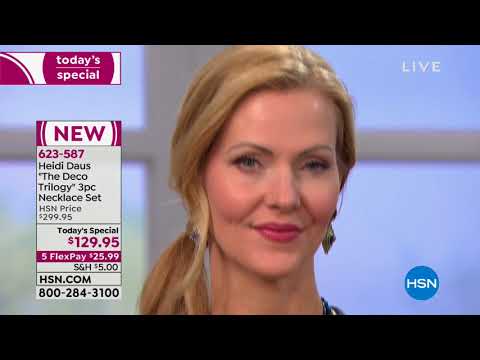 HSN Heidi Daus Jewelry Designs 15th Anniversary 09 06 2018 09 AM