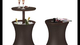 Product Description Color: Brown Discover the freedom of easy entertaining. The Cool Bar is a cooler, cocktail table and coffee table 