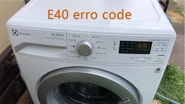 伊莱克斯洗衣机E40故障，进水慢；Elextrolux washing machine E40 erro code