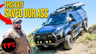 Toyota Tundra Overland Adventure Goes Wrong: Our Camera/Recovery Rig Got EXTREMELY Stuck!