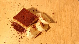 Recette : Tiramisu banane chocolat