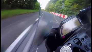 BMW HP4 Race with motorcycle racer Peter Hickman sprint through the legendary #IsleofMan TT track