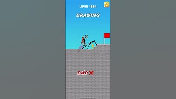 Draw bridge puzzle game level 1594#gaming #drawing #Shorts