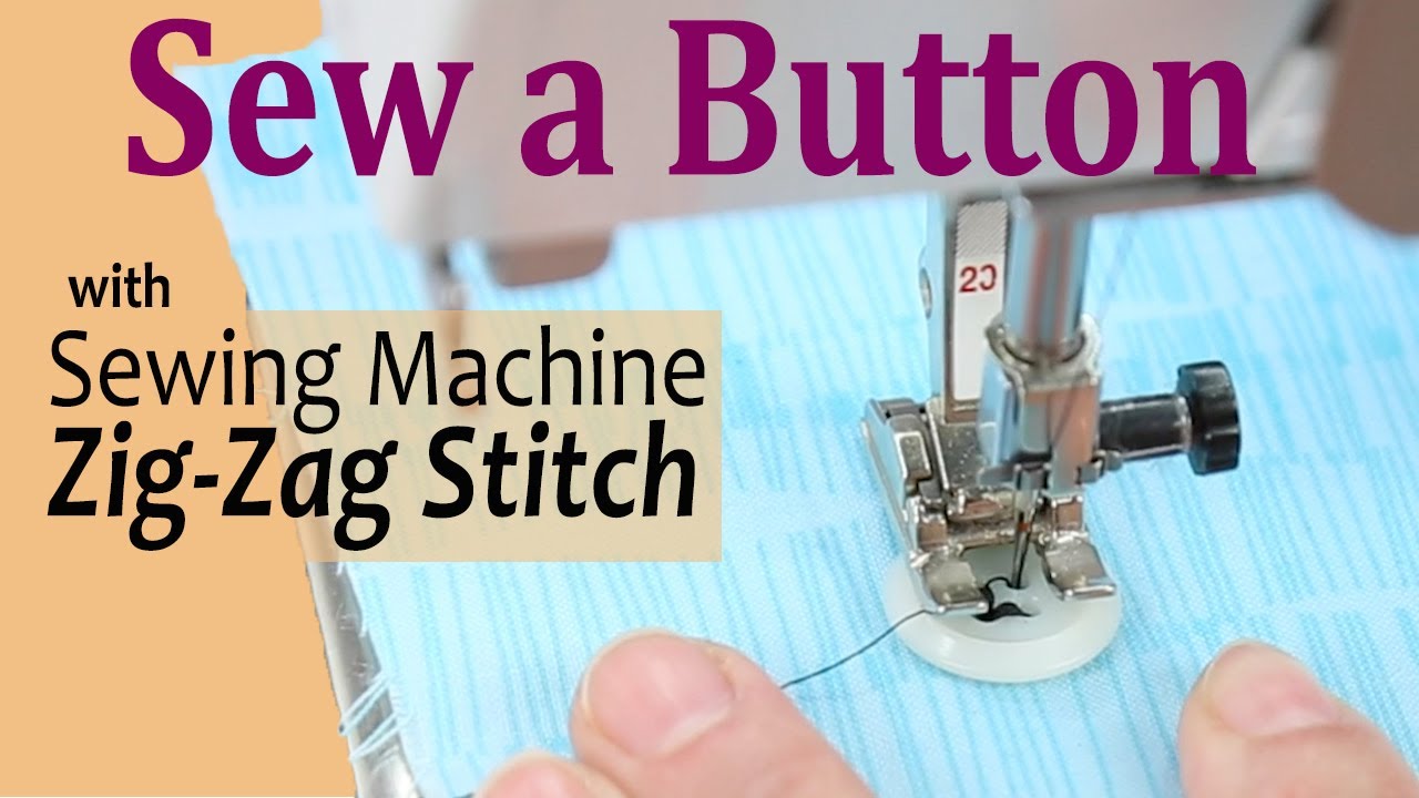 How to Sew a Button YouTube
