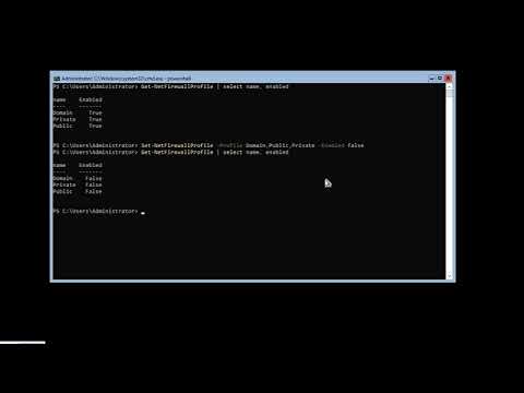 How To Disable The Firewall On Windows Server Core 2016