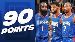 Harden (35 PTS), George (27 PTS), & Kawhi (28 PTS) Combine For 90 Points! 🔥 | December 18, 2023
