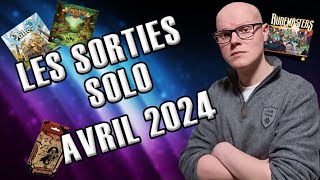 Les sorties jeux de société Solo du mois d'Avril 2024