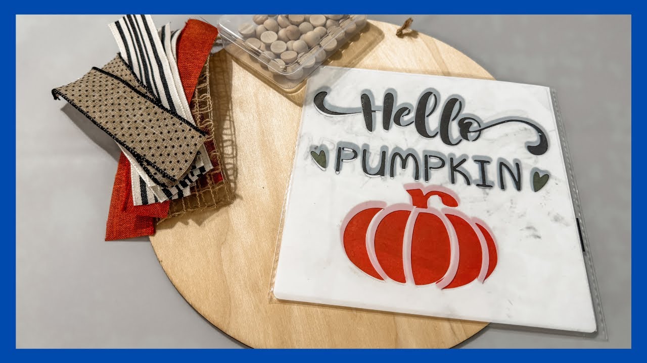 Fall Door Hanger DIY || Fall Craft || Just 1 Quick DIY 