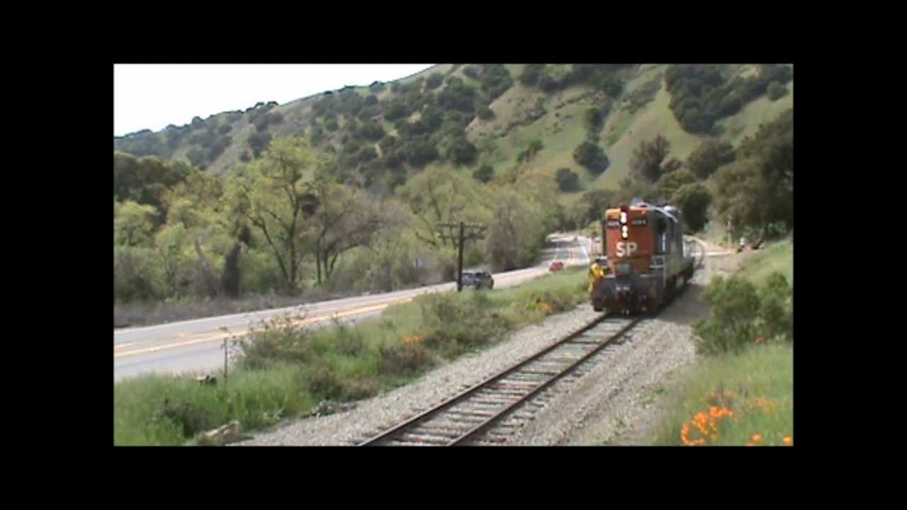 bnsf 5729 Spring Steam Weekend in Niles Canyon featuring SP 2472 and SP 3194 (3/31/13)