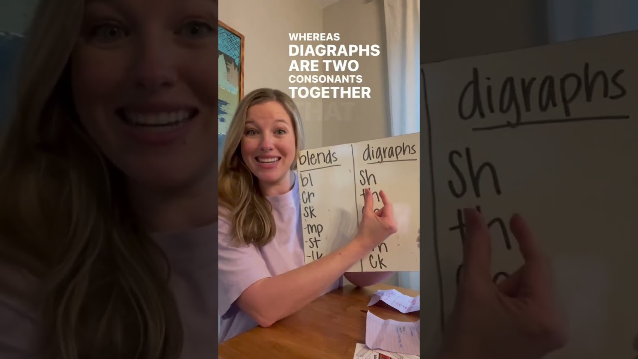 Differenec b/w blends and digraphs
