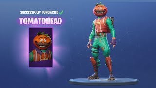 FORTNITE BATTLE ROYALE SEASON 4: NEW SKIN: TOMATOHEAD