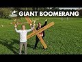 Can a Giant DIY Boomerang Fly?