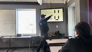 Fire instructor 1 demonstration