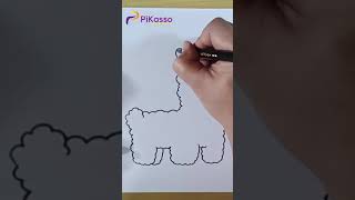 How to Draw an Alpaca Easy in Less Than One Minutes