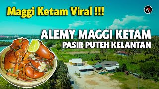 Alemy Maggi Ketam Vlog Bersama Akok Channel  Cherang Ruku Pasir Puteh Kelantan  4k Aerial Footage