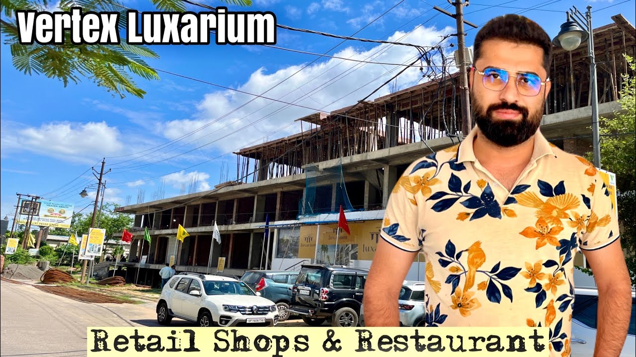 Commercial Shops on Nh24 Ghaziabad | Vertex Luxarium Jaipuria Sunrise Greens | Society Shop For sale