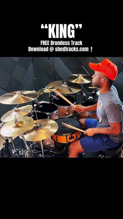 @shedtracks “KING” Free Drumless Track Download! Shedtracks.com | Drum Cover | #drums #drumcover