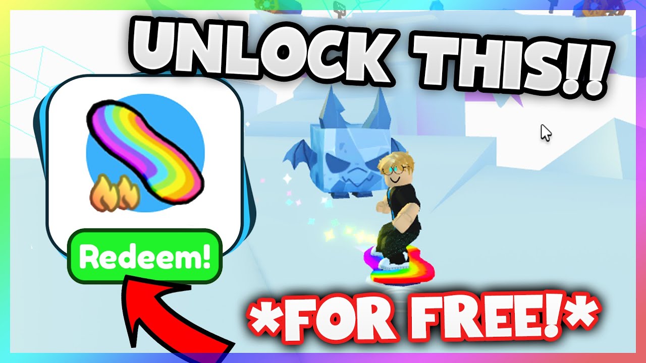 get-rainbow-hoverboard-for-free-in-pet-simulator-x-roblox-youtube