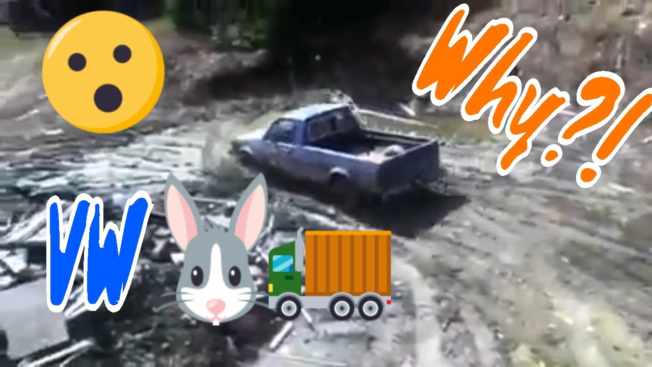Volkswagen rabbit truck off roading - YouTube