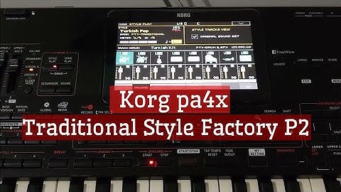 Korg pa4x - Traditional Styles - Live Record | Part 2