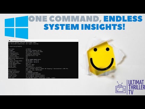 Systeminfo With One Command -  Systeminfo With One Command