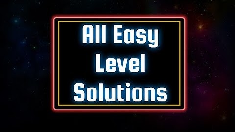 Orbox C (PC) - All Easy Level Solutions