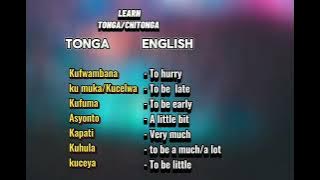 LEARN TONGA/CHITONGA 