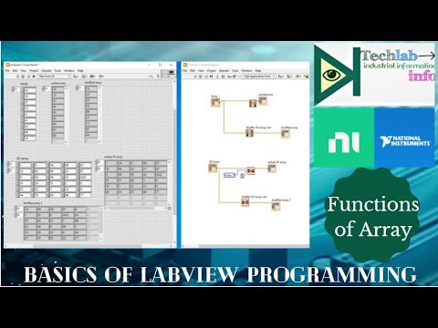 LabVIEW Tutorial | Functions of Array | Part3 | Basics of LabVIEW ...