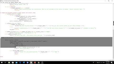 CSC 1024 Mastermind Computer Game Final Project Presentation