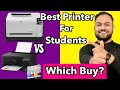 Best Printer for Students 2025 | Inkjet vs LaserJet Comparison & Buying Guide I Study printer 2025