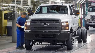 Producing the New Massive Chevrolet Heavy Duty Trucks - USA Assembly Plant