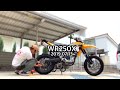 ［2019.07.13］WR250X  spoke skins  fog lights  OUTEX stabilizer