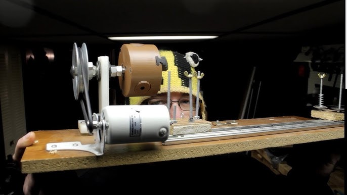 Home Made Fishing Rod Building Lathe - Drying Mode 