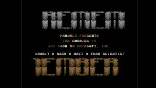 C64 Crack Intro: 1998 Remember Intro 4