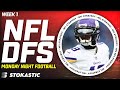 Vikings-Bears Showdown Strategy MNF Week 1 DFS Picks | NFL DFS Strategy