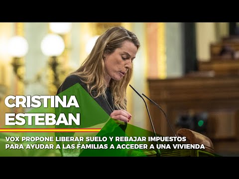 VOX propone liberar suelo y rebajar impuestos para ayudar a las familias a acceder a una vivienda