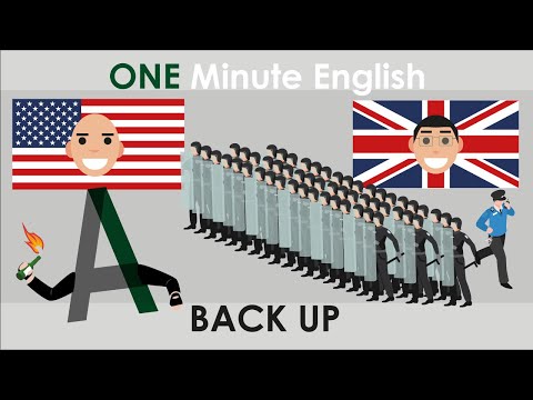 ONE MINUTE ENGLISH: Learn How to Use the Phrasal Verb BACK UP