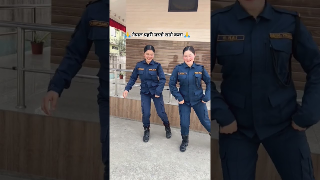 Nepal Police Sisters Support all of you 