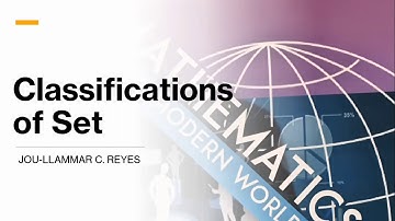 Classifications of Set (JC Reyes)