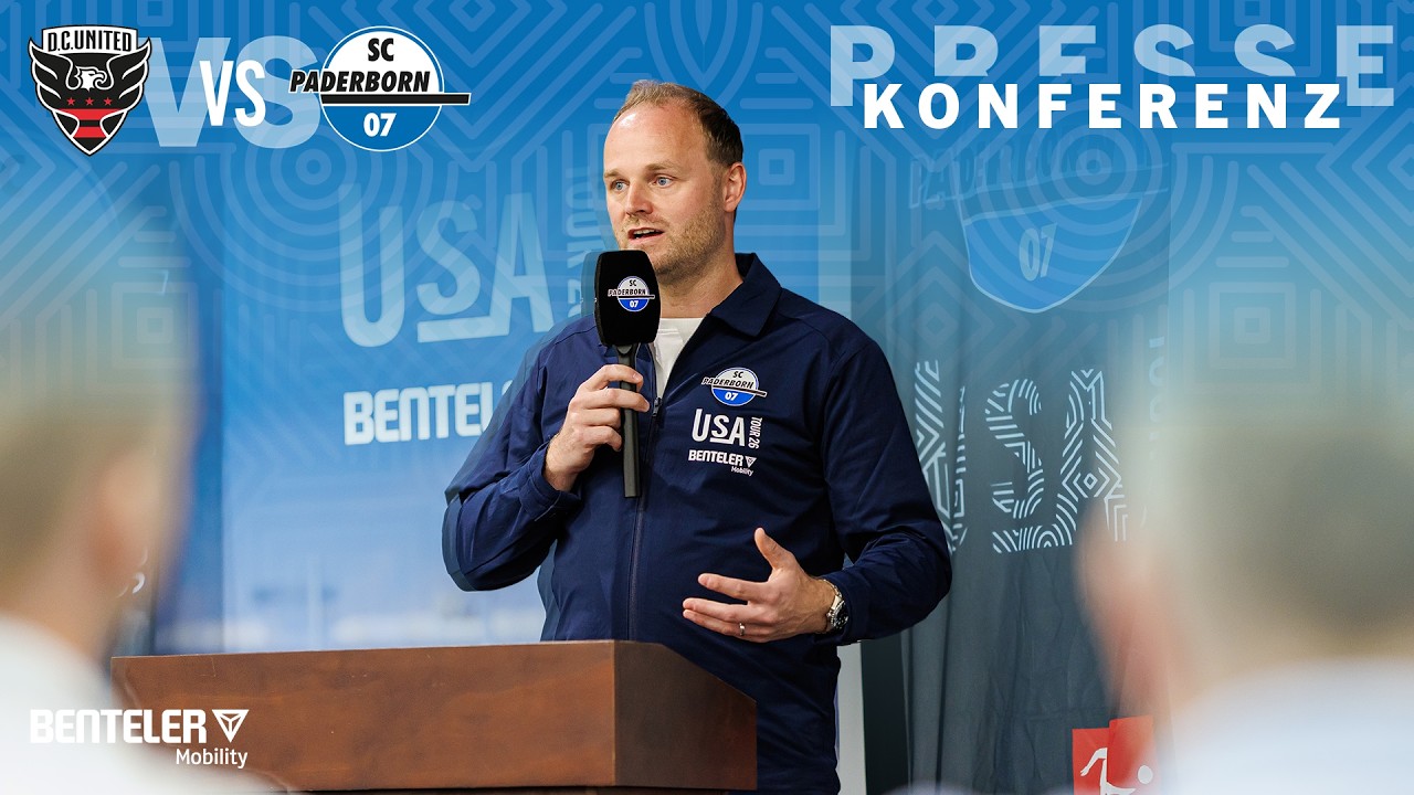 Pressekonferenz mit Sebastian Lange vor dem Testspiel gegen D.C. United
