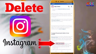 Permanently Delete Instagram - how to delete instagram account on android 2021 |  Adobe Tech Bangla