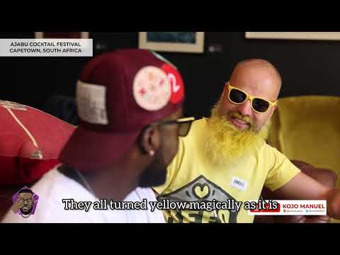 Meet Kofi Yellow!! AJABU Cocktail festival Cape Town South Africa