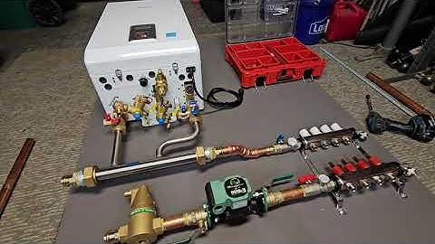 In Floor Radiant Heat - Boiler System Build