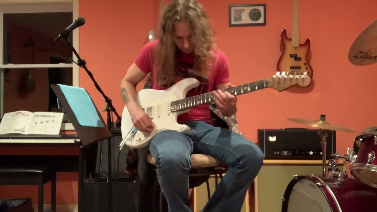 Vineham “Whiskey Burner” bridge humbucker and “Dippers” middle, neck single coil pickups demo.